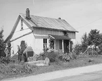 House on St. Route 127 near North Star, Ohio, where Annie Oakley lived