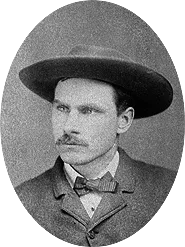 Frank Butler, Annie Oakley's husband, in 1882