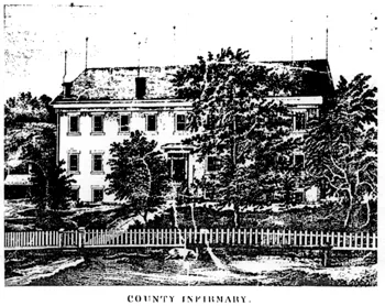 The Darke County Infirmary, the county poor farm where Annie spent time as a child